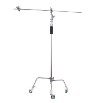 Caruba C-Stand with Boomarm and Wheels LS-9W