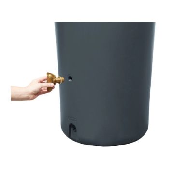Azura 2in1 Ūdens Tvertne Integrēta Augu Paplāte 230l Grafīta Pelēka