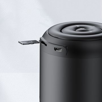 Joyroom portable wireless bluetooth speaker 5W 2200mAh black (JR-ML01)