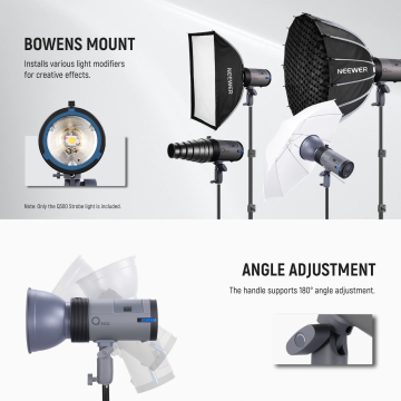 Neewer Q300 300 Watt 2,4G outdoor/studio Flash with Q Compact tRigger