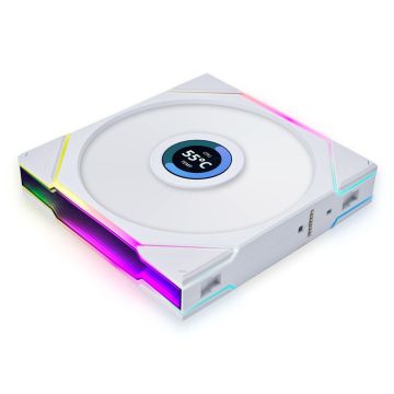Lian Li UNI FAN TL LCD Series Fan - 140mm, white (14TLLCD1W)