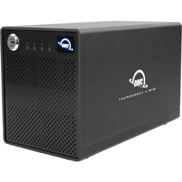 OWC ThunderBay 4 mini ProGrade 4-DriveSSD TB3 Mac/Win(2xTB3 Ports,w/Softraid RAID 0/1/4/5/1+0) 2TB OWCTB3QMSRS02TP