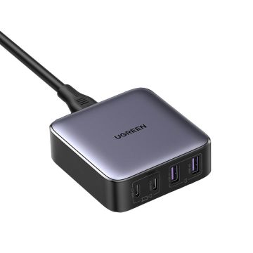 Ugreen Nexode Fast Desktop Charger GaN 2xUSB-C / 2xUSB-A 65W, Gray (CD327)