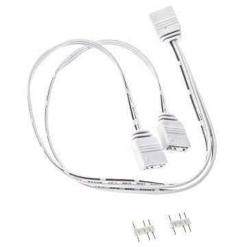Kolink ARGB 1-2 Splitter Cable - 30cm, White (PGW-AC-KOL-155)