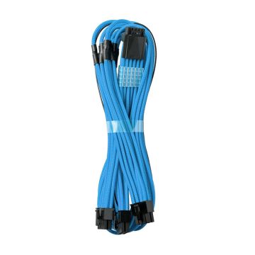 CableMod C-Series Pro ModMesh 12VHPWR to 3x PCI-e Kabel for Corsair - 60cm, light blue (CM-PCSR-16P3-N60KLB-5PC-R)