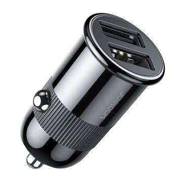 Joyroom 3.1 A Dual Port Smart Car Charger Black (C-A06)