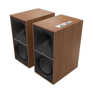 Klipsch The Nines Wireless Bookshelf Speakers Walnut (Pair / Set of 2)