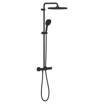 Grohe Tempesta 250 Cube Dušas Sistēma ar Termostatu un Rokas Dušu Matēts Melns (266892431)