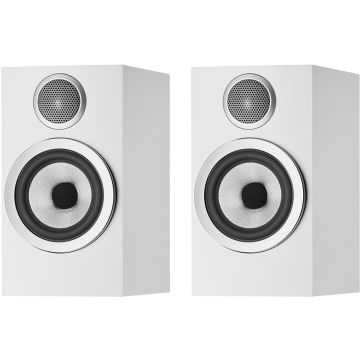 Bowers & Wilkins Bookshelf Speaker 707 S3, Satin White, 2Pcs