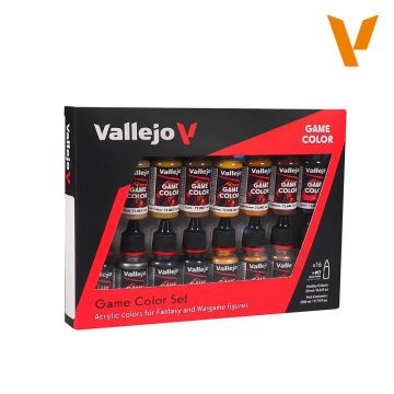 Vallejo - Game Color Leather & Metal 16 colors set