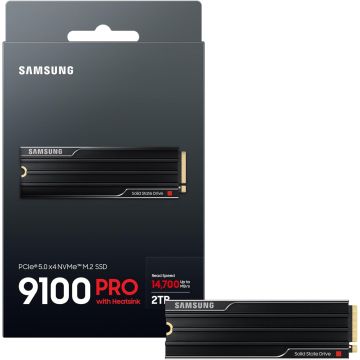 Samsung 9100 PRO 2TB NVMe PCIe 5.0 Heatsink (MZ-VAP2T0CW)