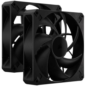 Corsair RS Series RS140 Max PWM Fan - 140mm, black, 2-pack (CO-9050175-WW)