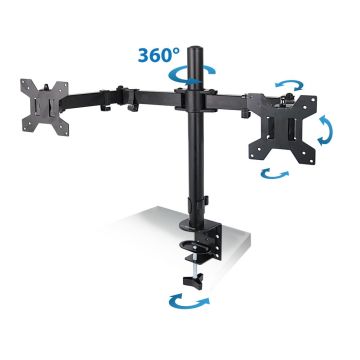 Esperanza ERW018 Desk Mount for 2 monitors 10-27inch up to 8kg
