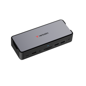Verbatim USB‑C Pro Docking Station CDS‑15S with HDMI/4K/USB‑A/USB‑C/SSD Slot/SD