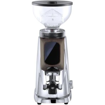 Fiorenzato AllGround Coffee Grinder Chrome Oak