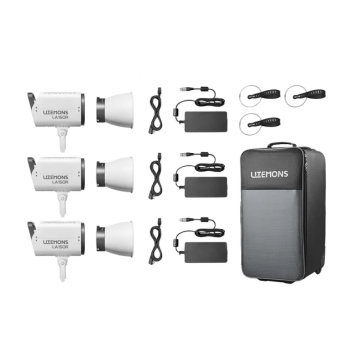 Godox Litemons LA150R RGB LED Video Light 3-light Kit