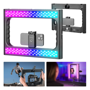 Neewer RGB-A111 II Smartphone Cage with RGB LED Light