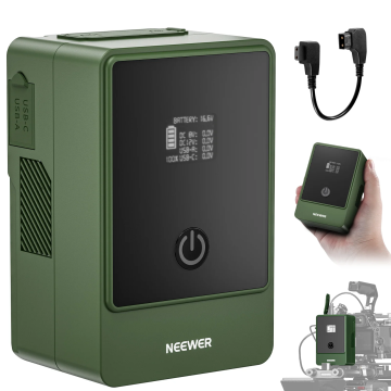 Neewer PS099EG 99 Wh V-Mount Lithium Battery Green