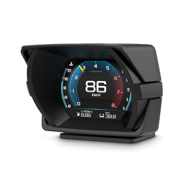 AMROOLOO Heads Up Display Car, Display a Variety of Vehicle Data, Car Condition Gradient, Speedometer, Applicable to All Cars (A450)