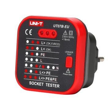 UNI-T UT07B-EU power outlet tester