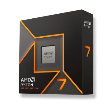 AMD Ryzen 7 9700X CPU, 8 Cores, 5.5 GHz, AM5 (Zen 5) - Boxed, without Cooler (100-100001404WOF)