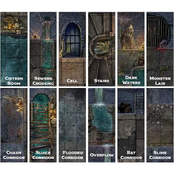 Gale Force Nine Tenfold Dungeon: Dungeons & Sewers (EN)