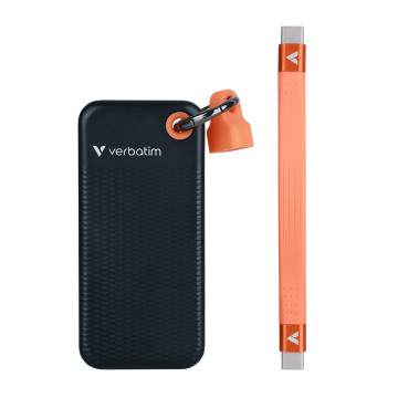 Verbatim Pocket SSD USB 3.2 Gen 2 2 TB Black/Orange