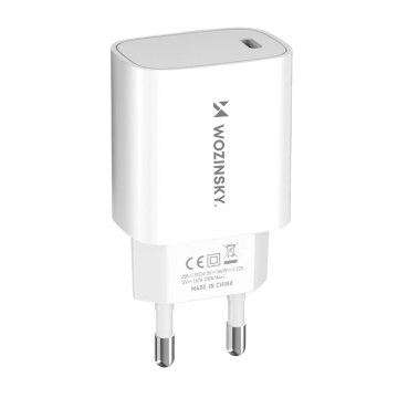 Wozinsky WGWCCW 20W USB-C Wall Charger White (5907769308352)