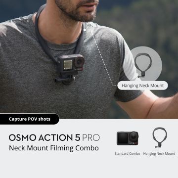 Osmo Action 5 Pro Neck Mount Filming Combo