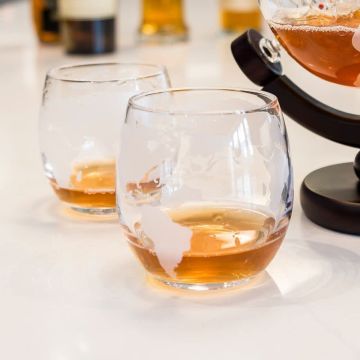 Globe Decanter with Glasses Set 75017