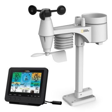National Geographic Wi-Fi Colour Weather Center with 7in1 Sensor (9080600)