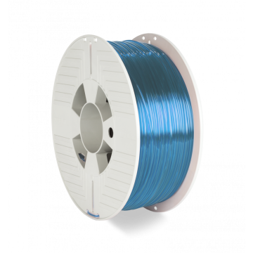 Verbatim PET‑G Filament 3D Printer 1.75 mm 1 Kg blue transparent