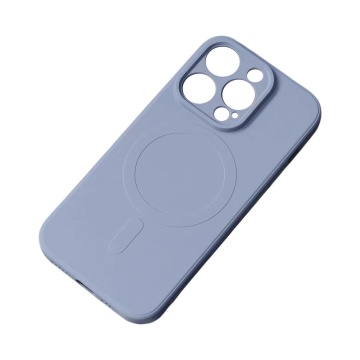 Hurtel MagSafe Compatible Silicone Case for iPhone 15 Pro Max Silicone Case - Gray (9145576279984)