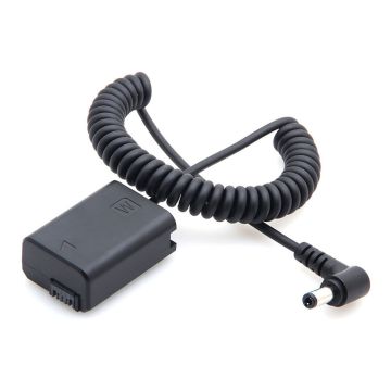 Caruba Sony NP-FW50 Full Decoding Dummy Battery (Spring Cable)