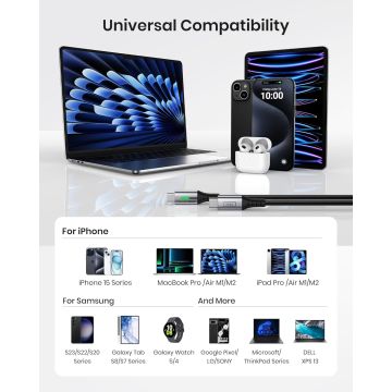 INIU 2m 100W PD 5A Type-C - Type-C QC4.0 Cable