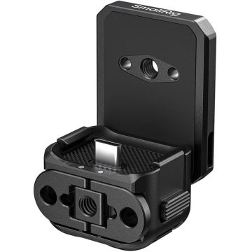 SmallRig 6359 Attachable Quick Release Backplate Mount Support with USB-C Port for DJI Osmo Pocket 4