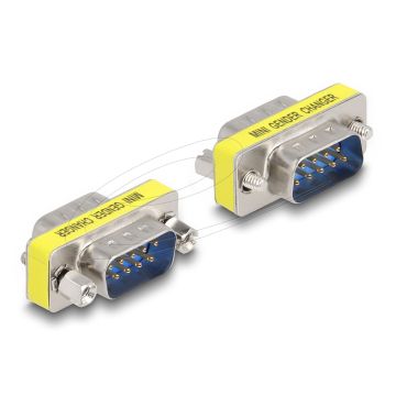 Delock Adapter Gender Changer Sub-D9 Plug Plug (65009)