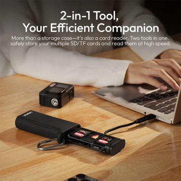 Ulanzi CR2 All-in-One Card Case (Black)