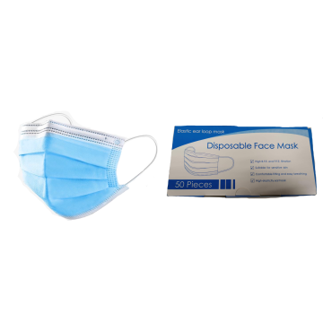 Medical Blue Face Masks 50 pieces in a box