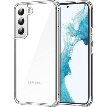 JETech Case for Samsung Galaxy S22 5G 6.1 Inch, Never Yellowing, Shockproof Protective Case, Anti-Scratch Hard PC Back (Transparent)