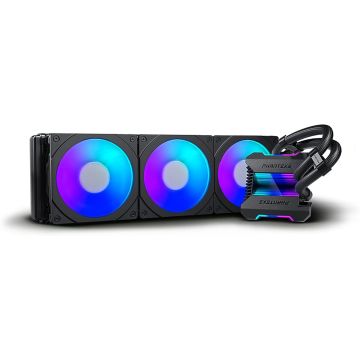 PHANTEKS Glacier One 360 MPH AIO Cooler, D-RGB - 360mm, Black (PH-GO360MPH_DBK01)