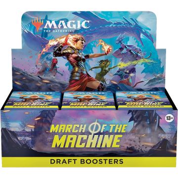 Wizards of The Coast MTG Magic: The Gathering - March of The Machine Draft Booster Display (36 Packs)