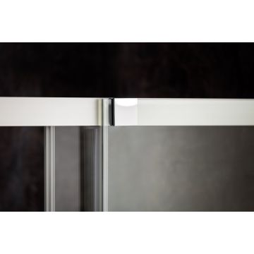 Ravak Dušas Durvis MSD2-100 R Balts+Caurspīdīgs Stikls (0WPA0100Z1)