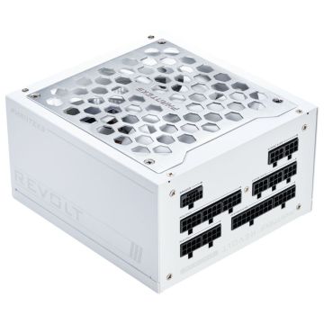 PHANTEKS Revolt 1000W Platinum, ATX 3.0, PCIe 5.0, fully modular - 1000 Watt, white (PH-P1000PR_WT01C)