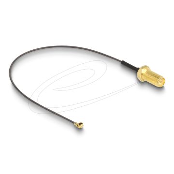 Delock Antenna Cable RP-SMA Socket for installation to MHF/U.FL-LP-068 (88340)