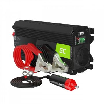 Green Cell Power Inverter PRO 24V to 230V 500W/1000W Modified sine wave (INVGC04)