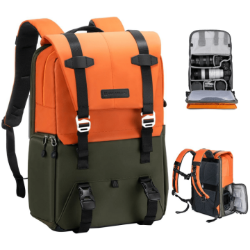 K&F Concept Urban Wander 20l Photo Backpack Orange