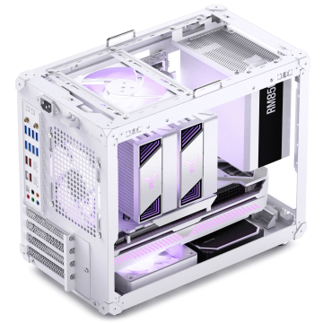 Jonsbo C6 MAX PC case, mini case, Micro-ATX - White (C6MAXWHITE)