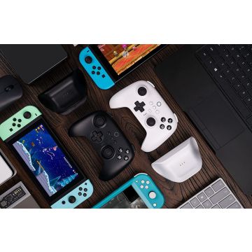 8BitDo Ultimate Bluetooth & 2.4g Controller with Charging Dock for Switch and Windows - Black