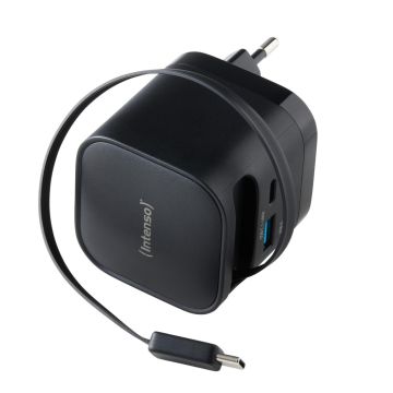Intenso Power Adapter 1x USB-A 1x USB-C Black (7806520)